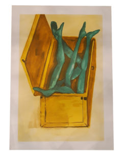 Enrique Tábara, Caja Amarilla, Serigrafía, 153/160